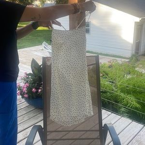 Poka dot dress that ties in the back